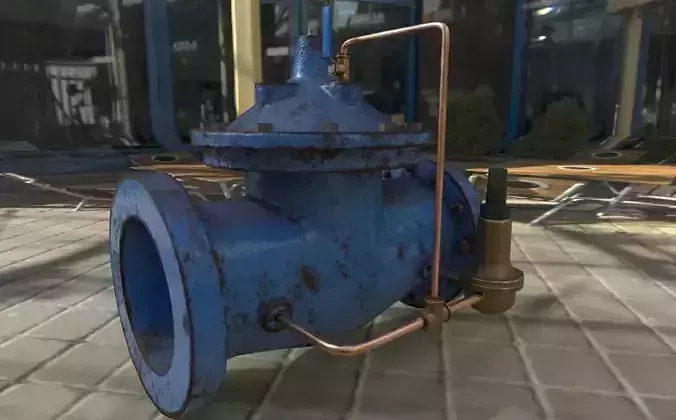 hydraulic pipes and valves