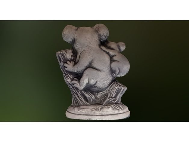 Koala statue of 3D print model