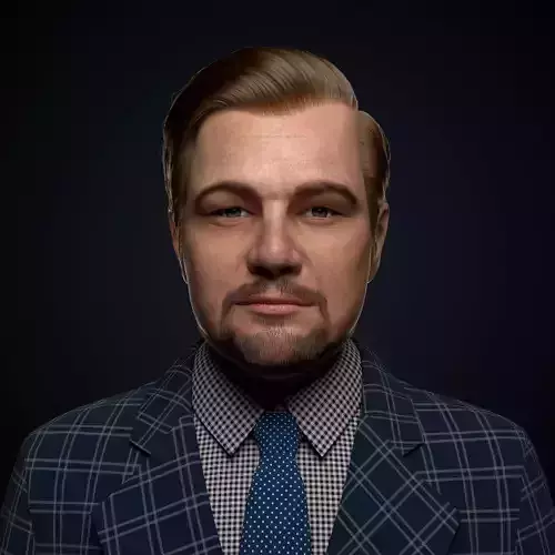 Leonardo DiCaprio Realistic Portrait