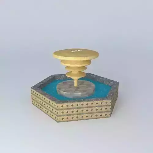 Fountain in middle of table