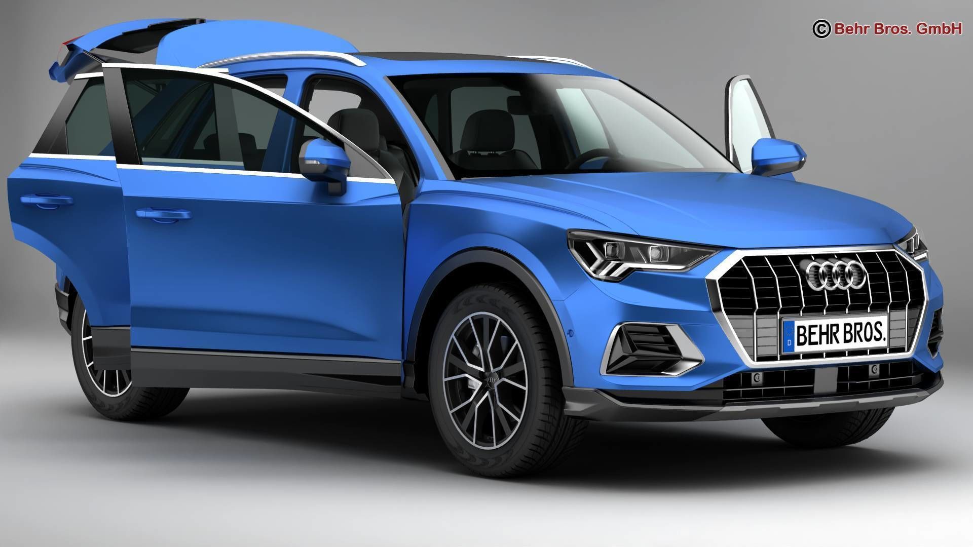 Audi Q3 2019 3D model_2