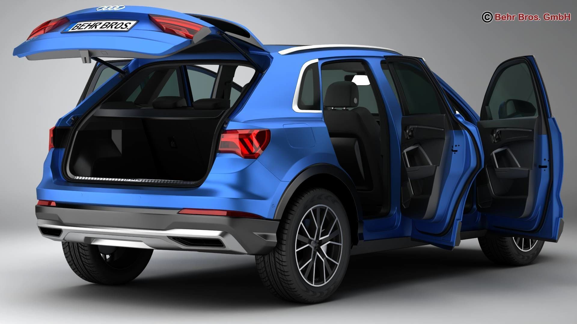 Audi Q3 2019 3D model_4