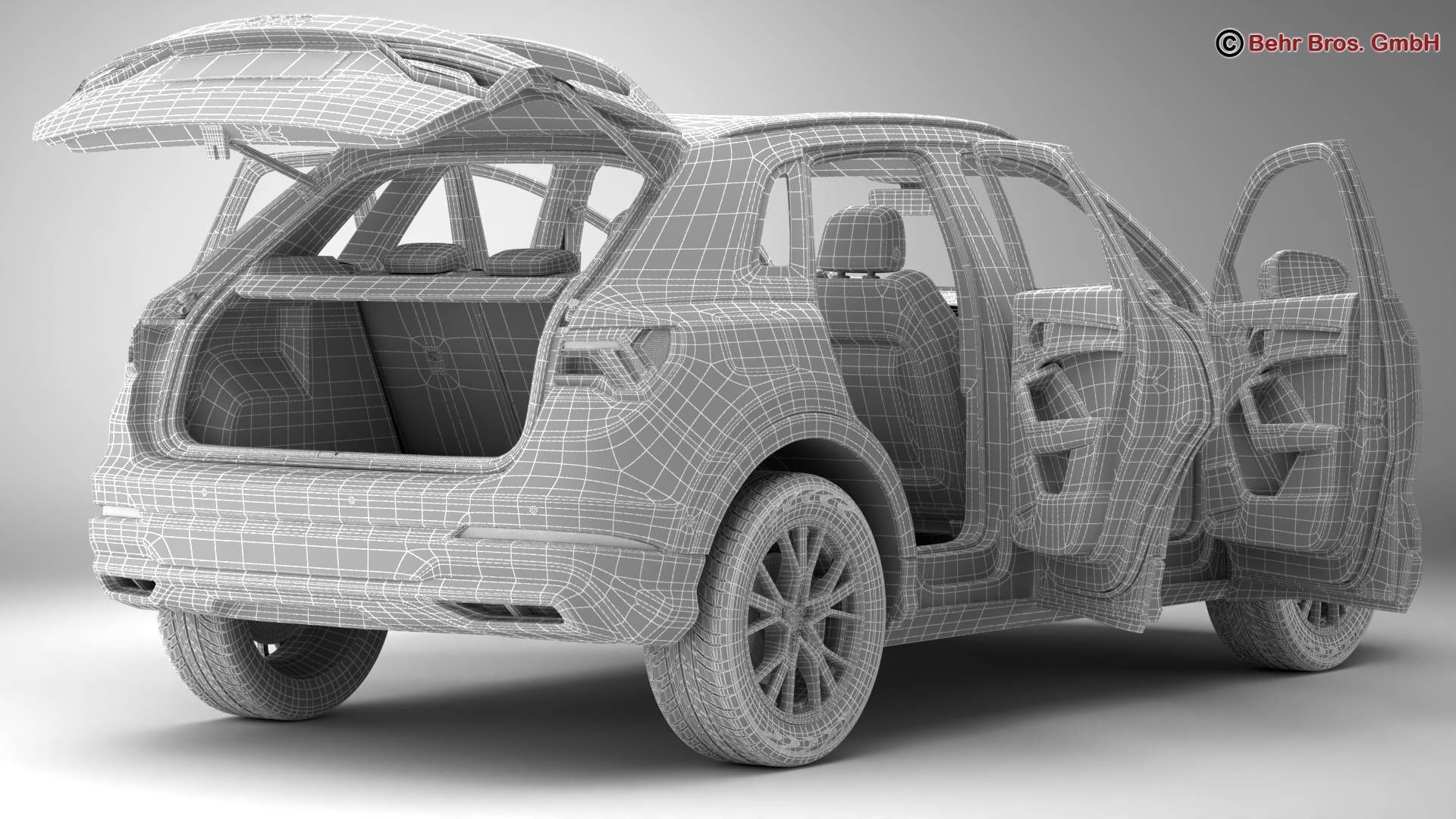 Audi Q3 2019 3D model_19