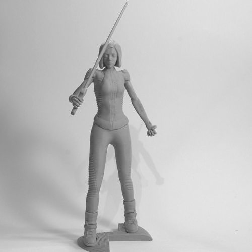Alita battle angel statue version 3D print model
