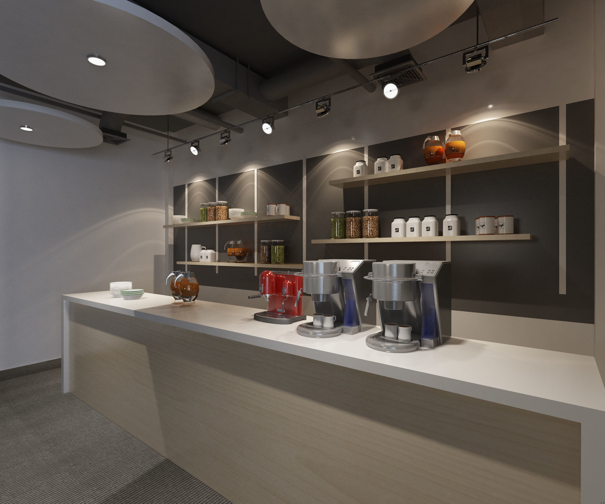 Decoration For cafe 3D model_2