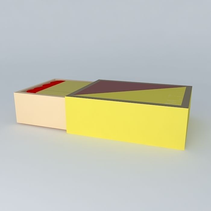 Matches box 3D model_1