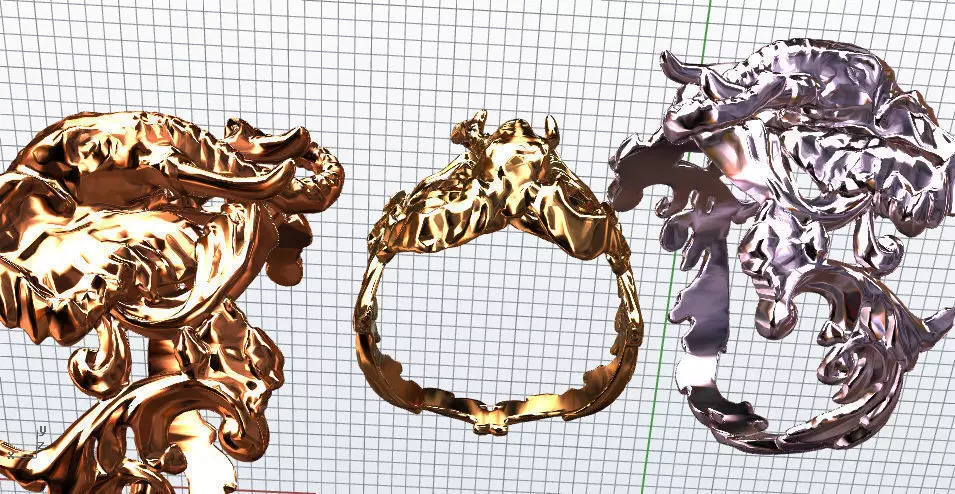 Elephant ornament 3D print model