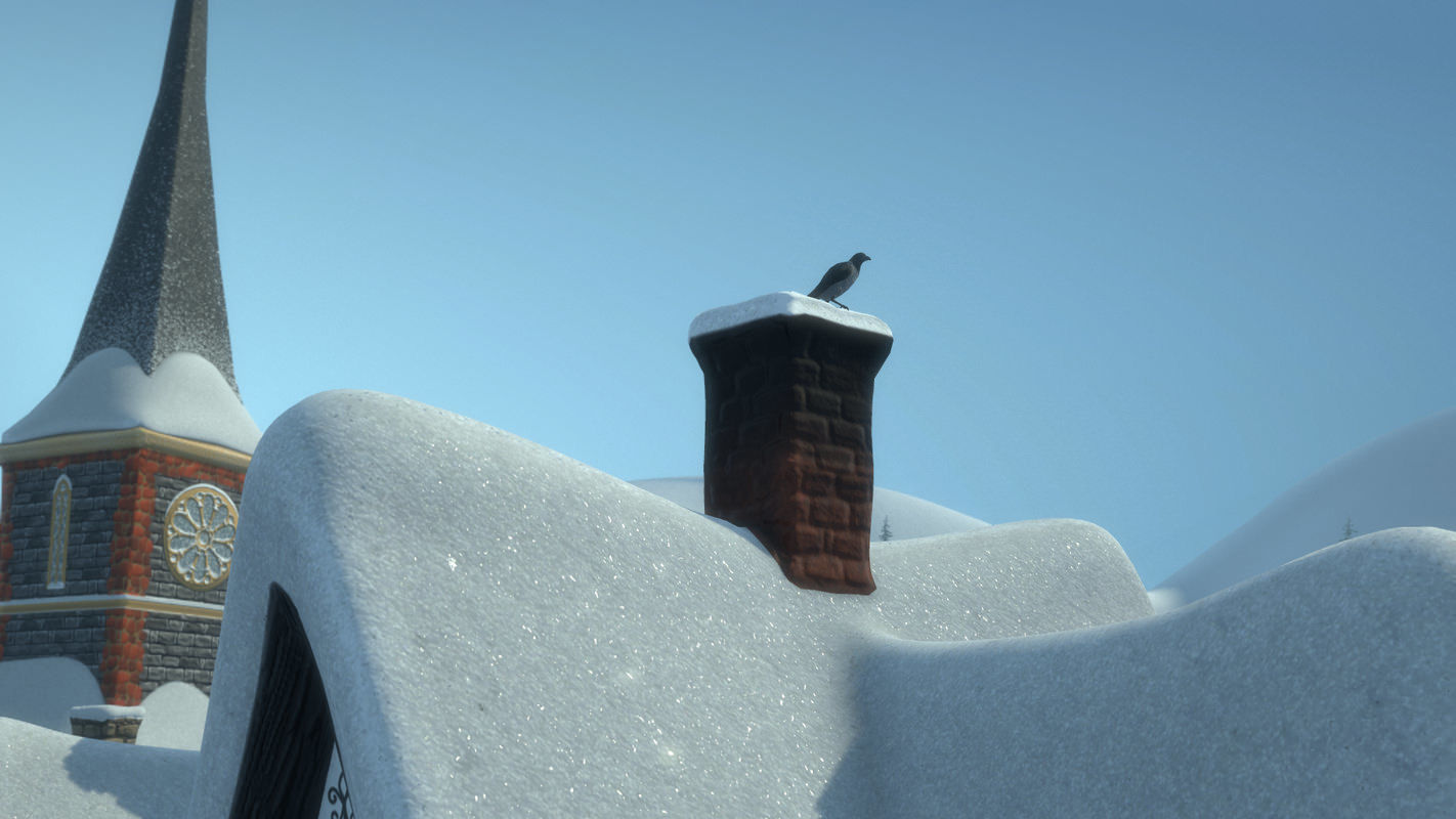 Winterville set Low-poly 3D model_26