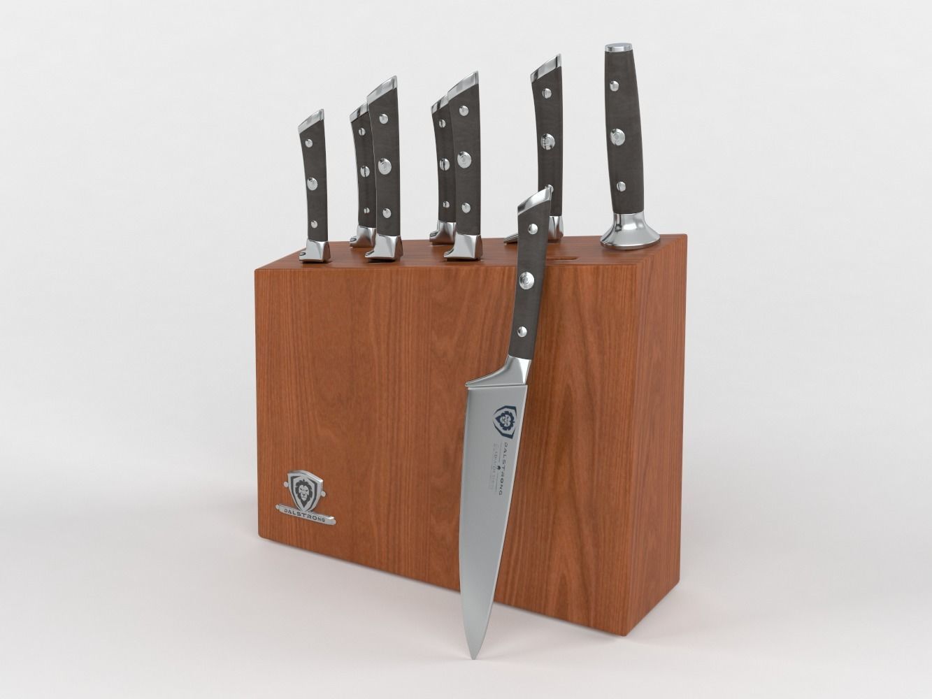 DALSTRONG Knife Set Block 3D model_1