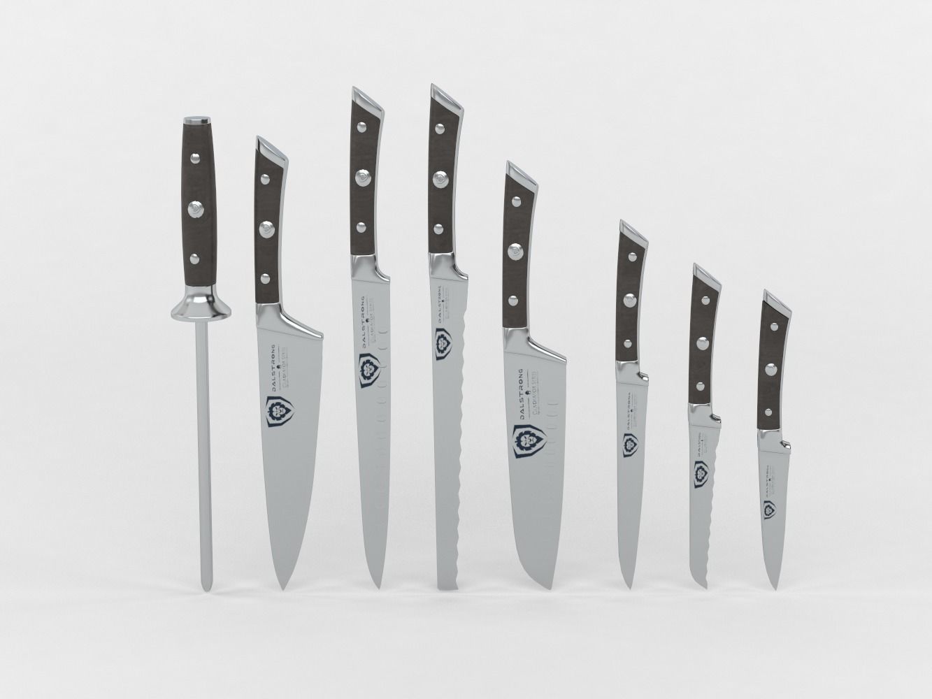 DALSTRONG Knife Set Block 3D model_2