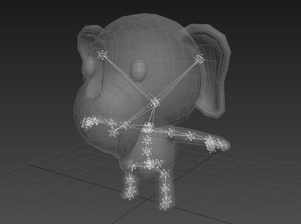 Rigged Elephant 3D model_14