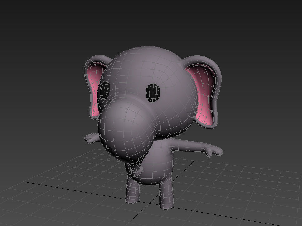 Rigged Elephant 3D model_13