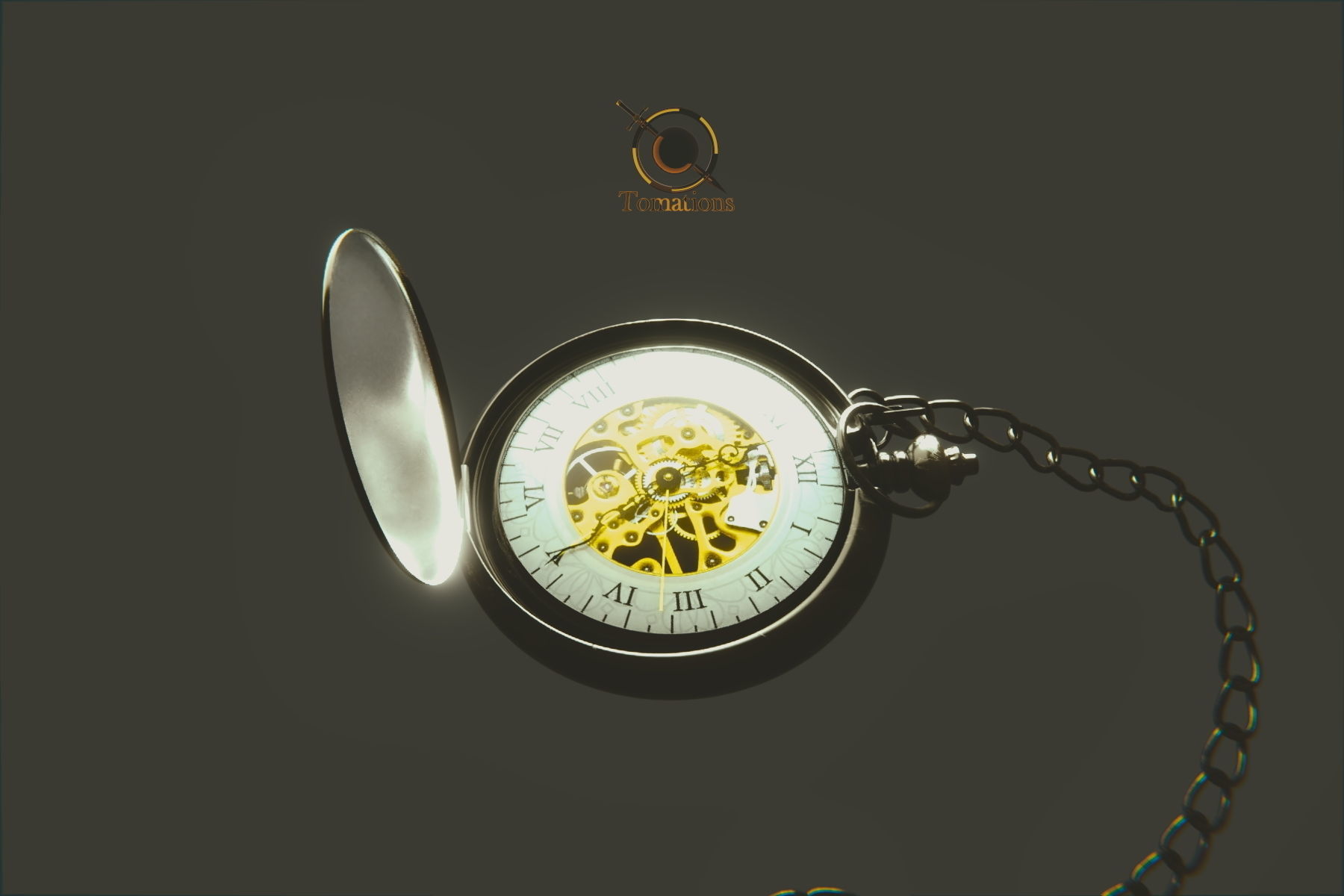 Pocket Watch 3D model_10