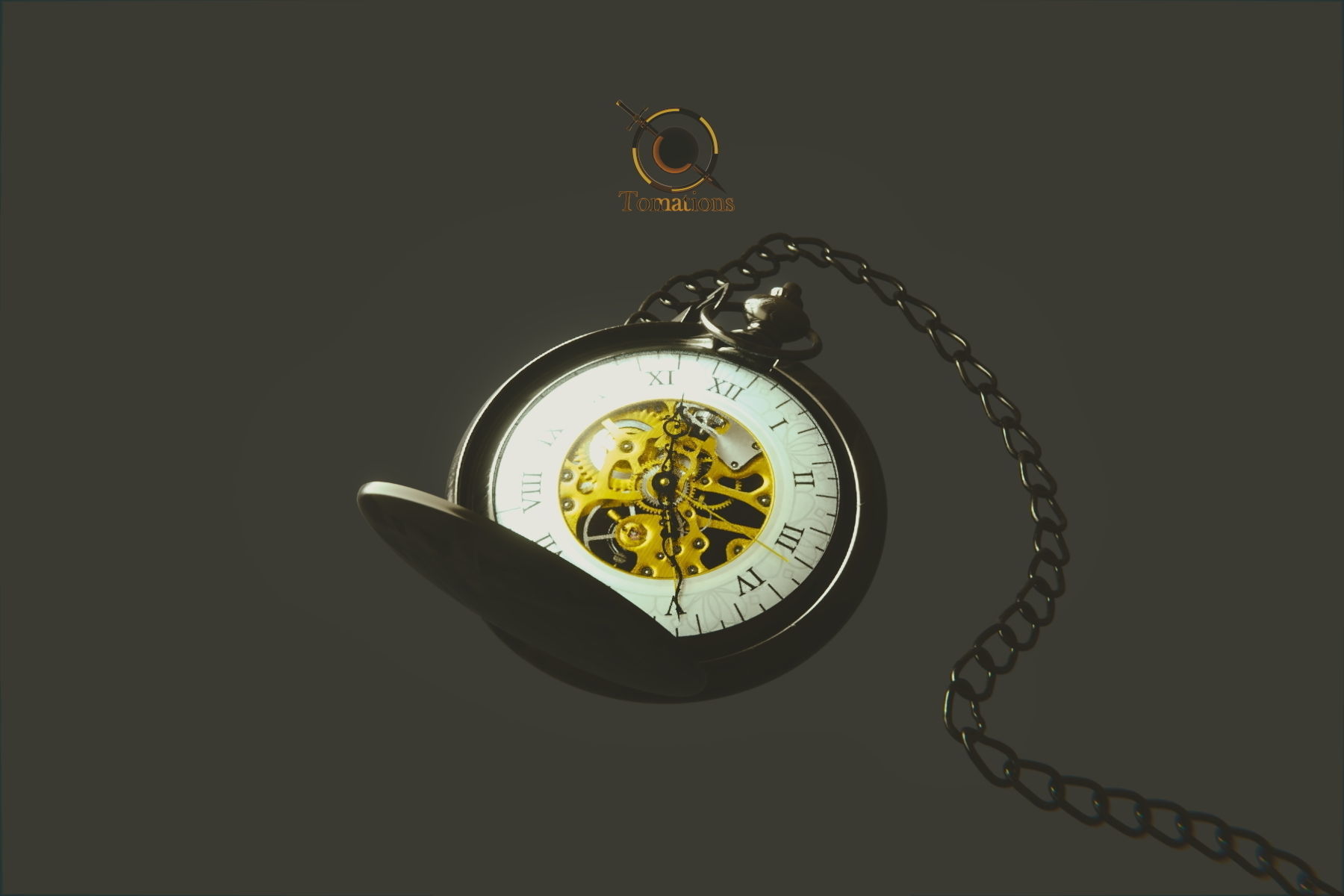 Pocket Watch 3D model_11