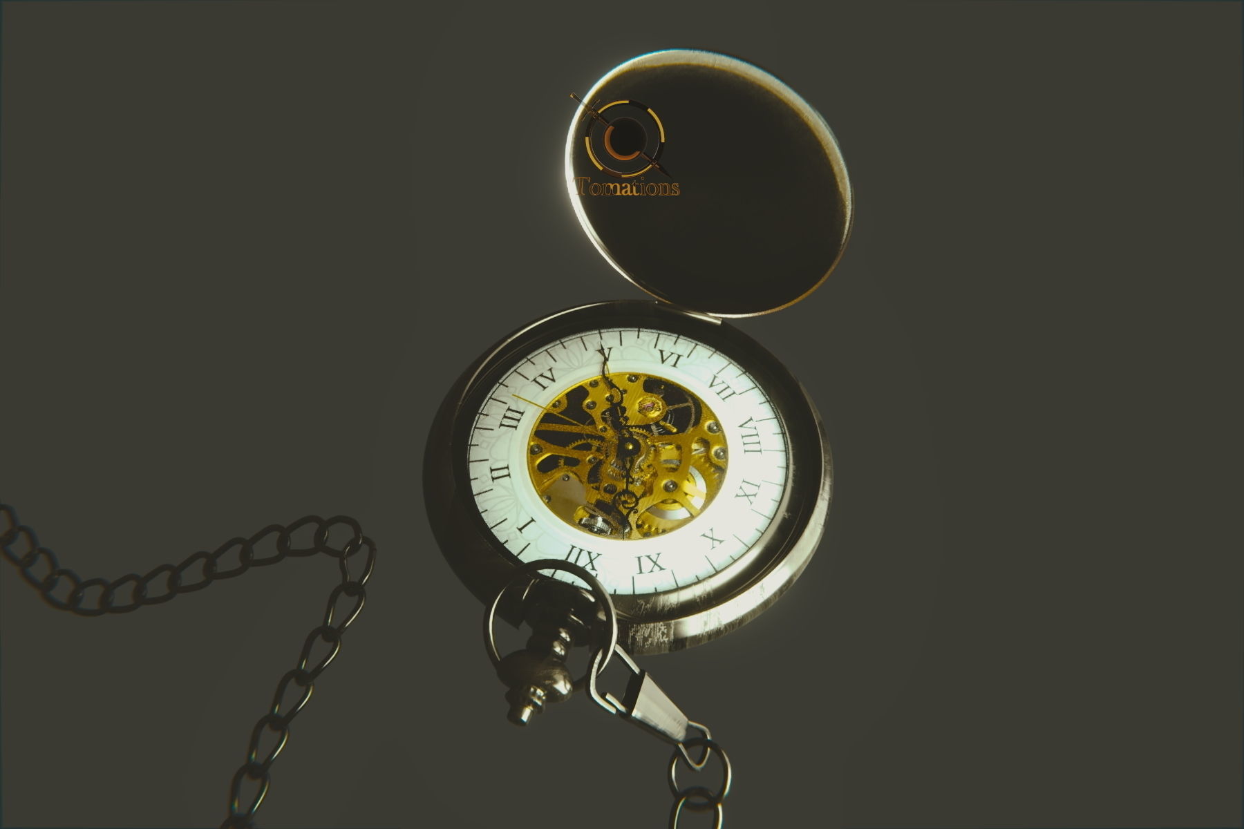Pocket Watch 3D model_8