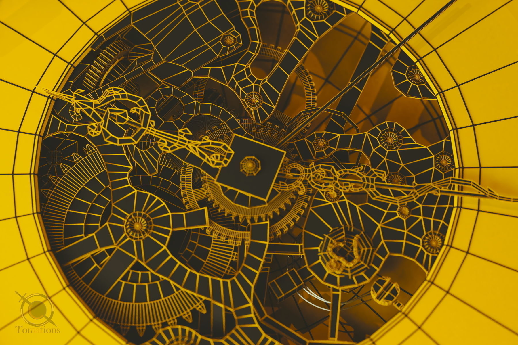 Pocket Watch 3D model_4