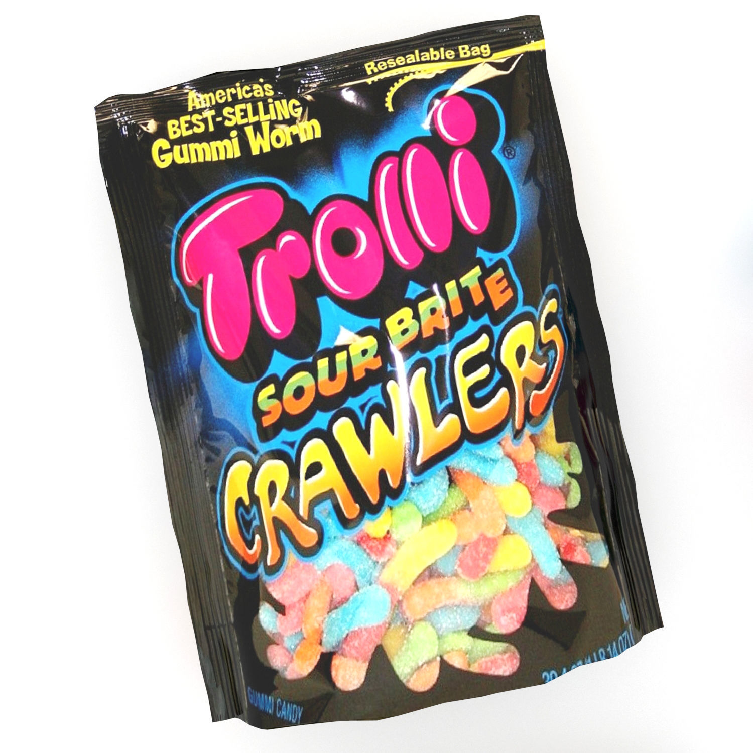 Candy set bag of troli sour paste crawlers 3D model_3