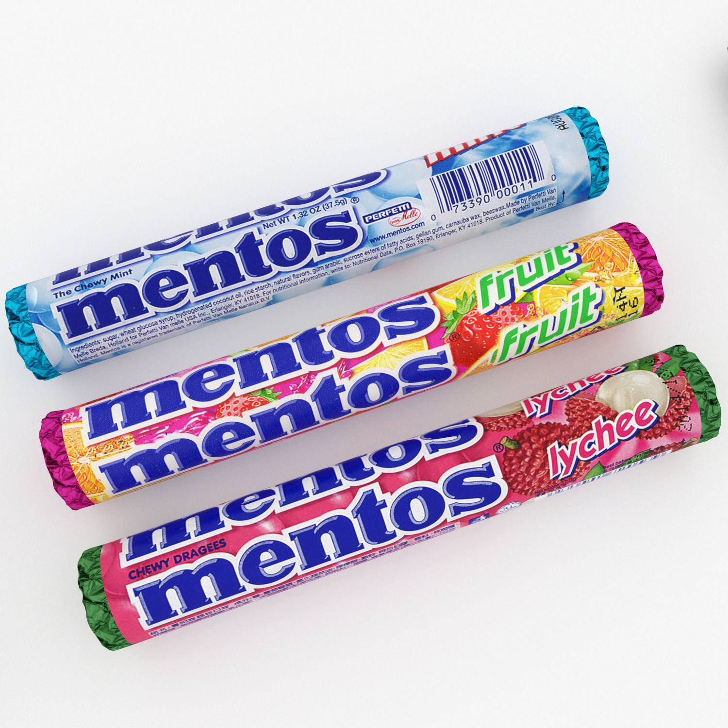 Candy set bag of troli sour paste crawlers 3D model_2