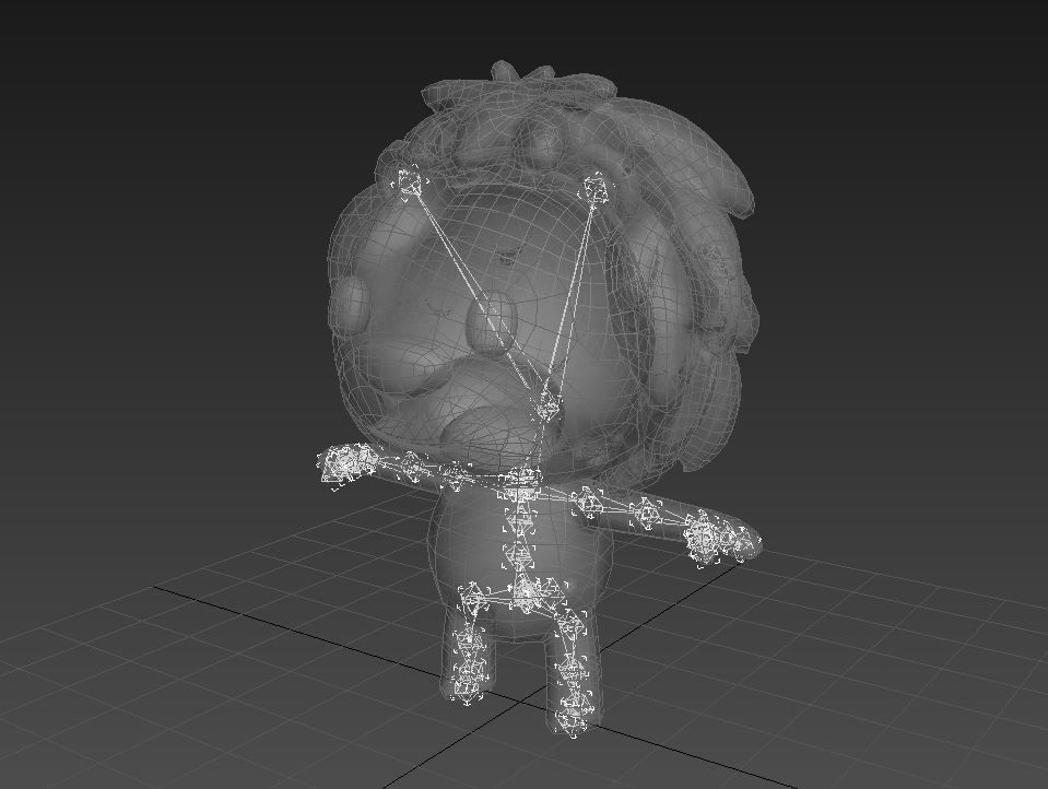 Rigged Lion 3D model_14