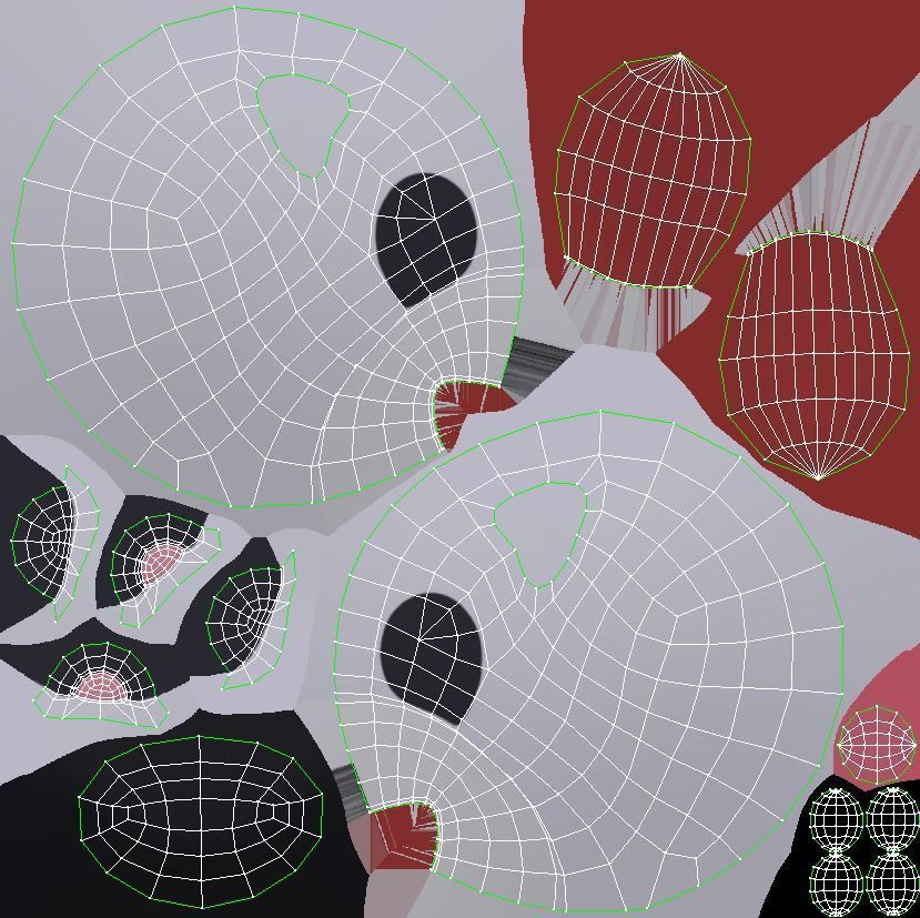 Rigged Panda 3D model_15