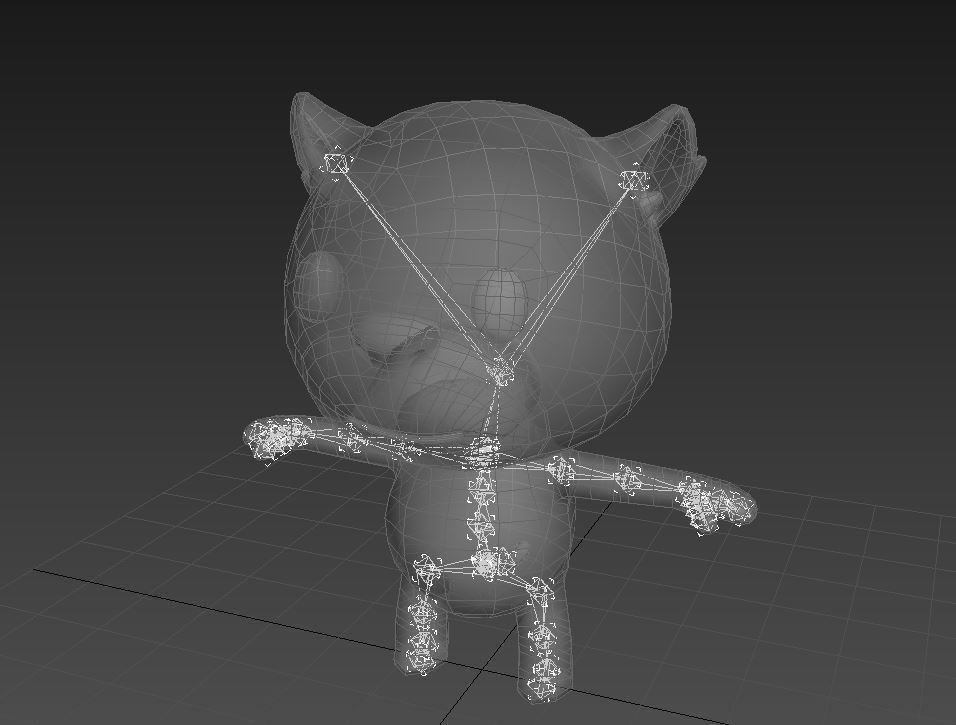 Rigged Tiger 3D model_14