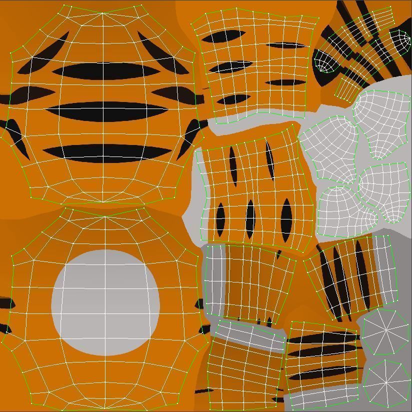 Rigged Tiger 3D model_15