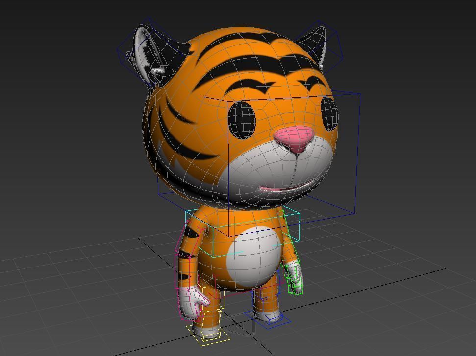 Rigged Animal Pack 3D model_16
