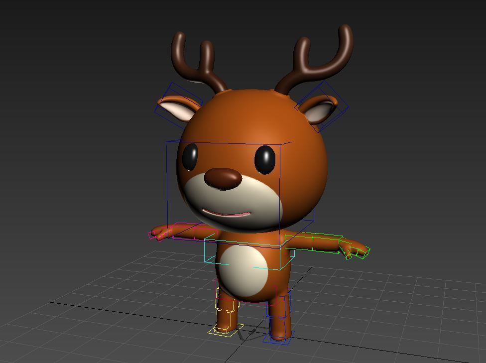 Rigged Animal Pack 3D model_15