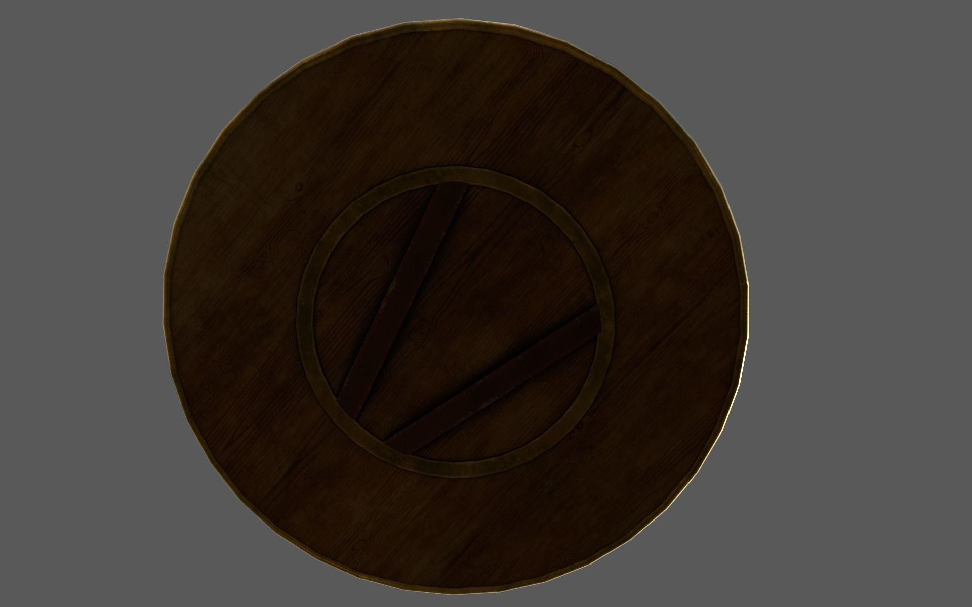 Round shields PBR pack Low-poly 3D model_7