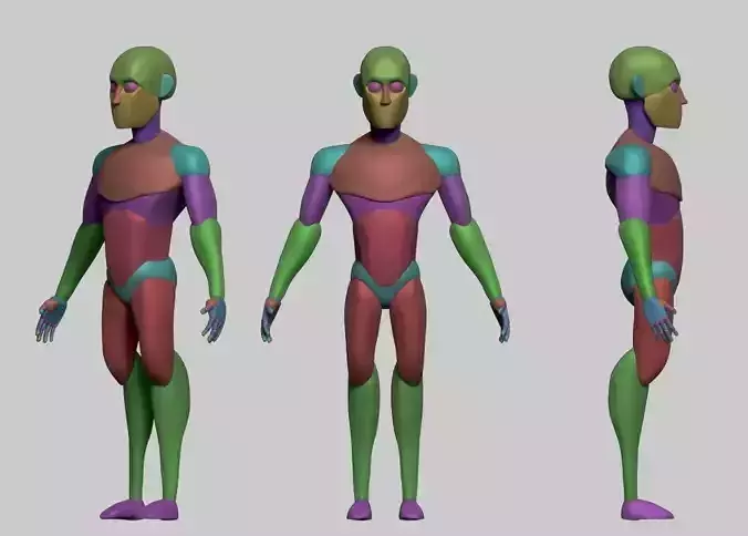 Stylized Base Mesh 3D model