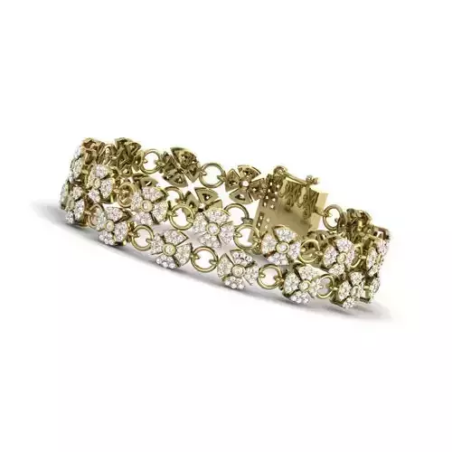 Women bracelets 3dm stl render detail 3D print model 3D print model