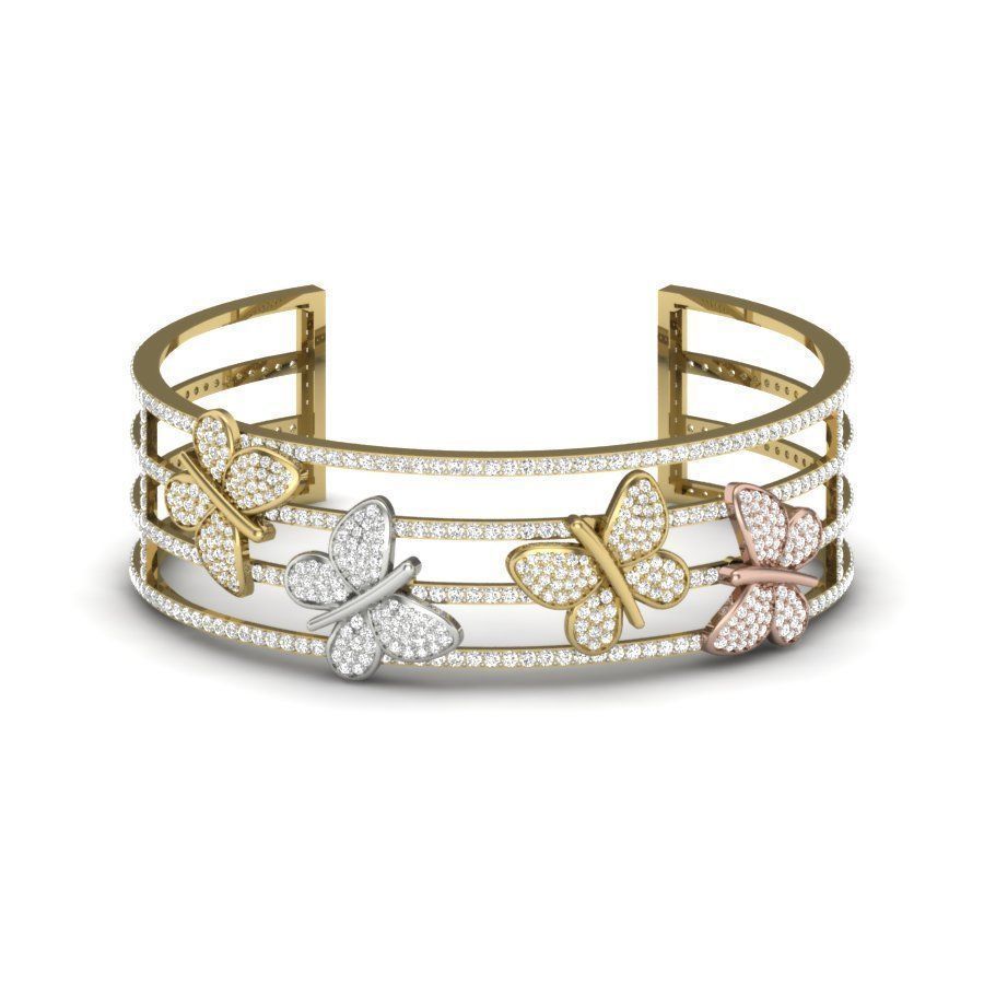 Women bracelets 3dm stl render detail 3D print model 3D print model_2