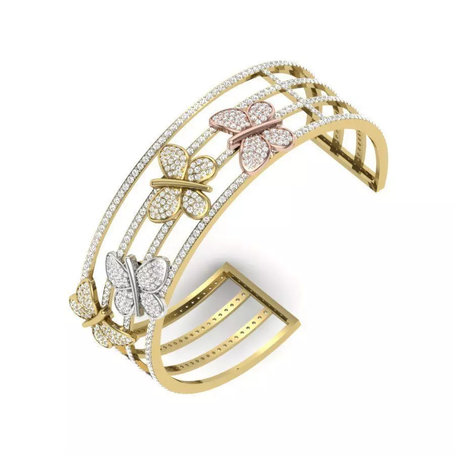 Women bracelets 3dm stl render detail 3D print model 3D print model_0