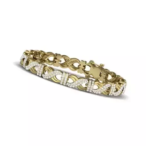 Women bracelets 3dm stl render detail 3D print model 3D print model