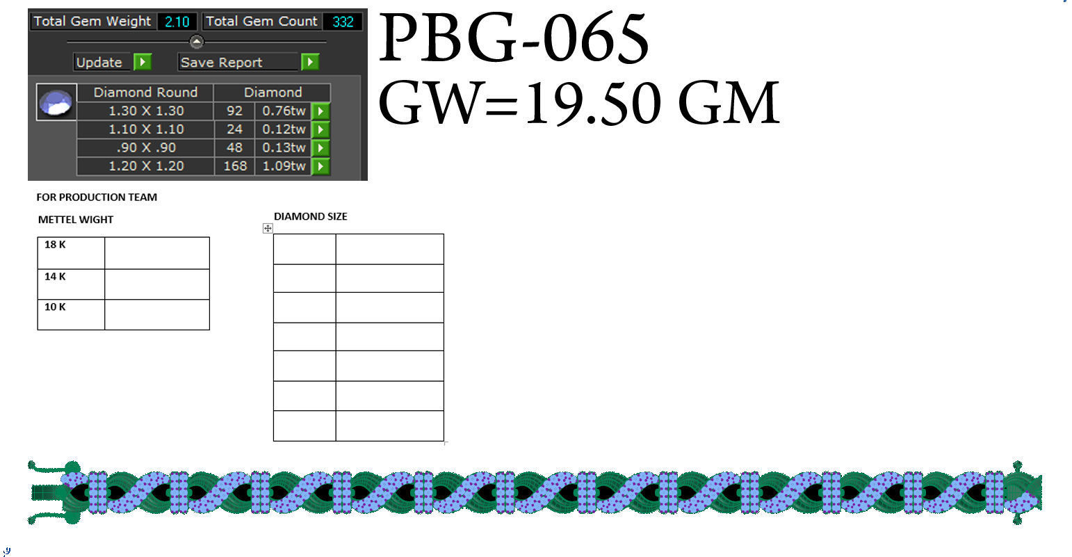 Women bracelets 3dm stl render detail 3D print model 3D print model_4