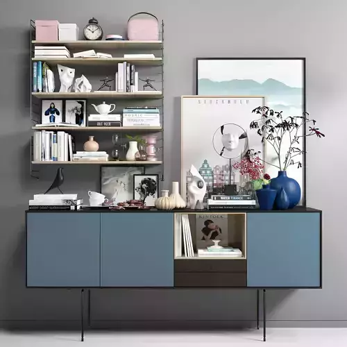 Scandinavian set 008 3D model