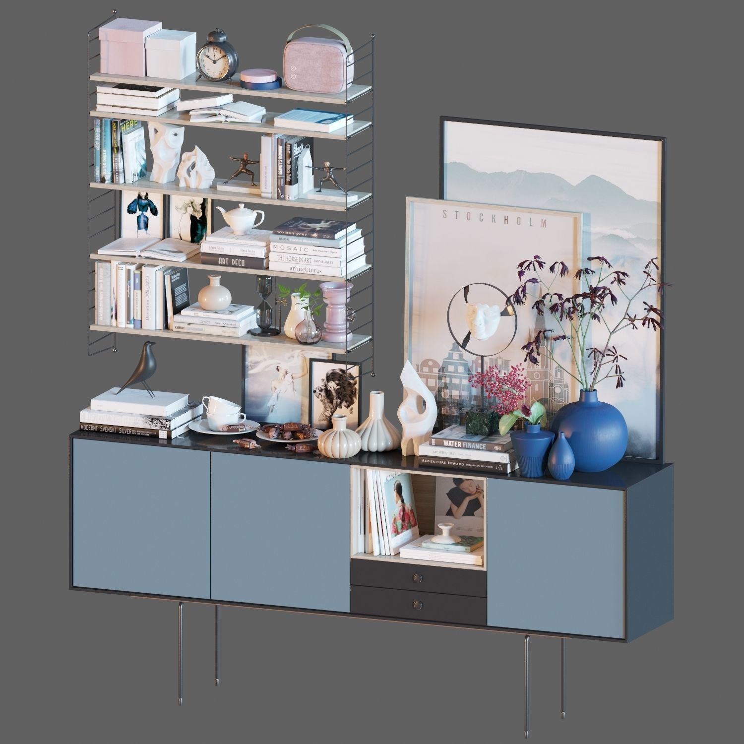 Scandinavian set 008 3D model_14