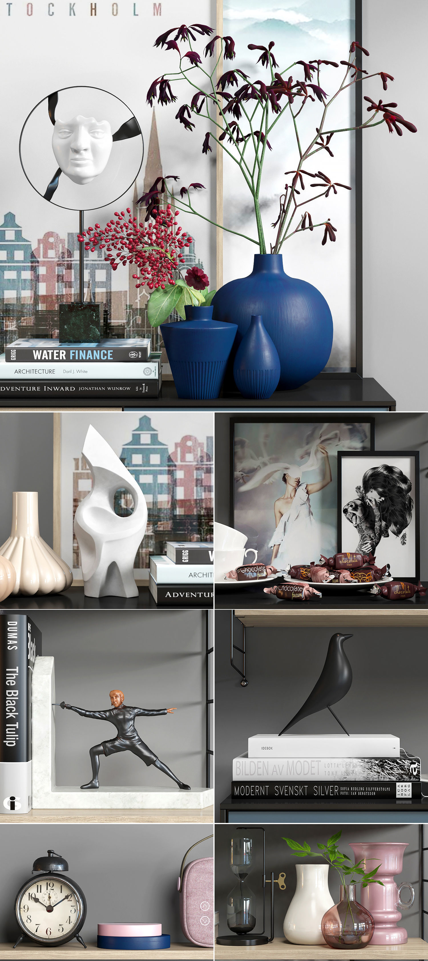 Scandinavian set 008 3D model_1