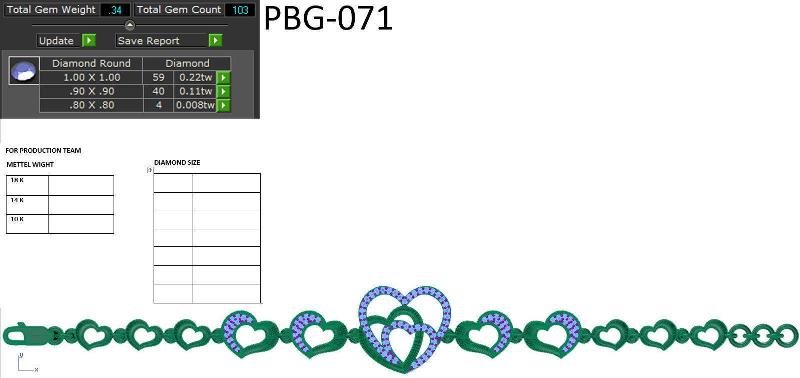 Women bracelets 3dm stl render detail 3D print model 3D print model_4