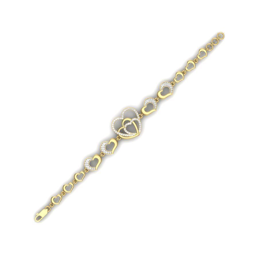 Women bracelets 3dm stl render detail 3D print model 3D print model_2