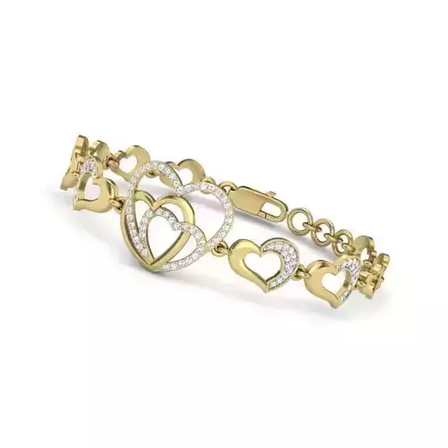 Women bracelets 3dm stl render detail 3D print model 3D print model