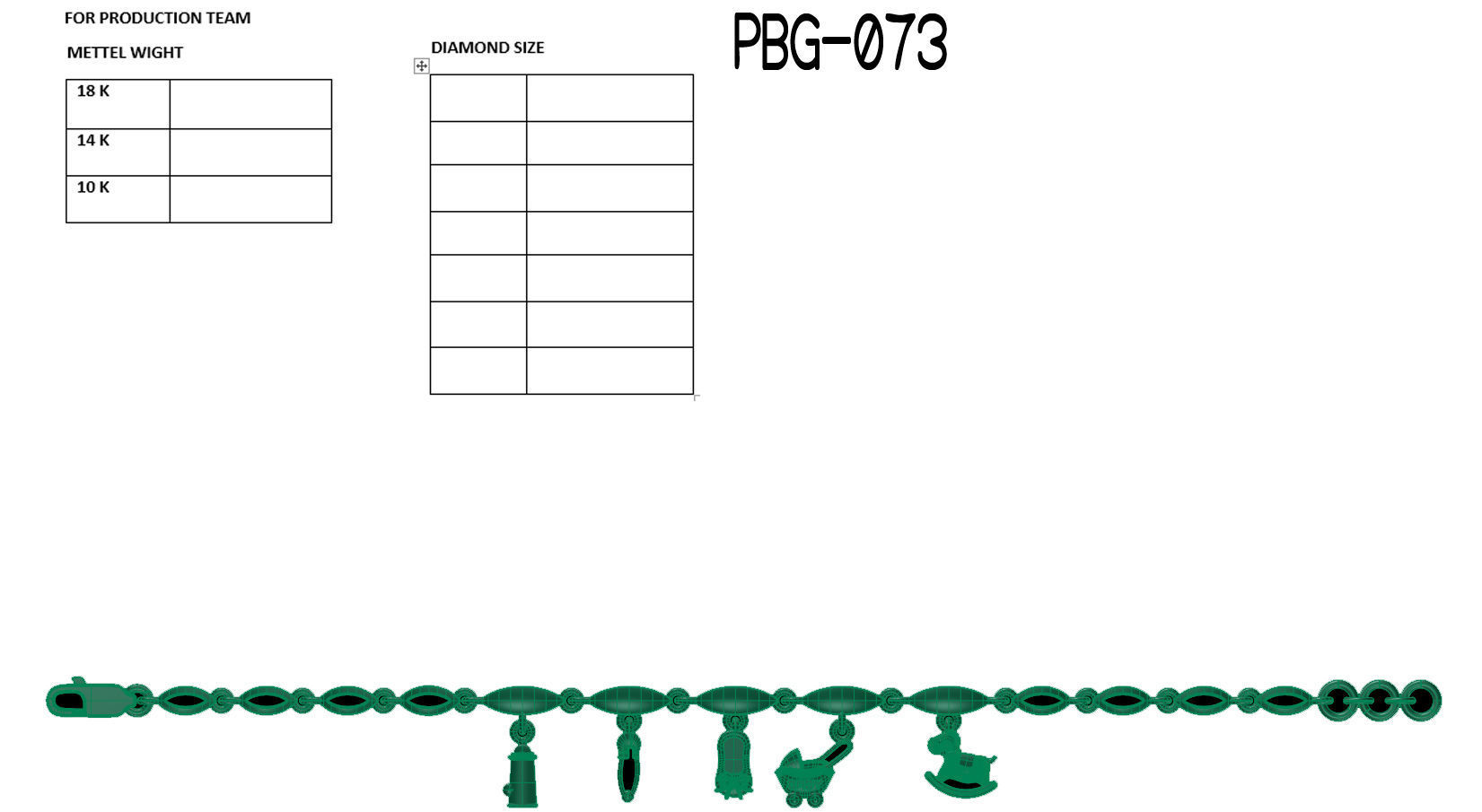 Kids bracelets 3dm stl render detail 3D print model 3D print model_5