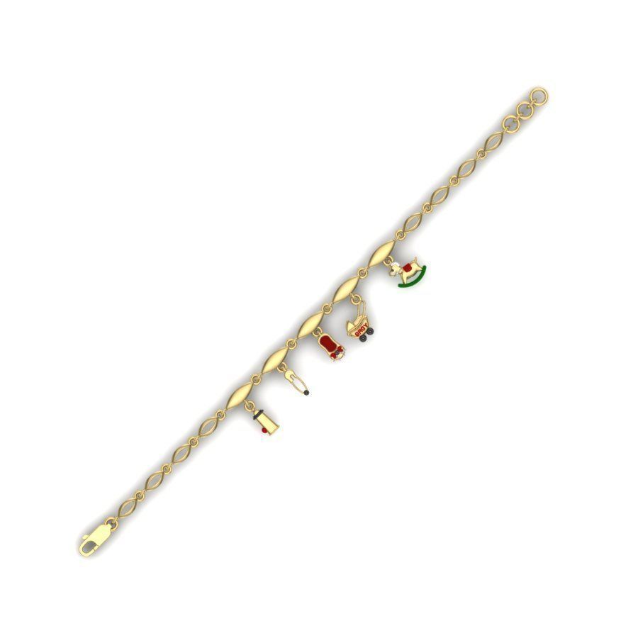 Kids bracelets 3dm stl render detail 3D print model 3D print model_2