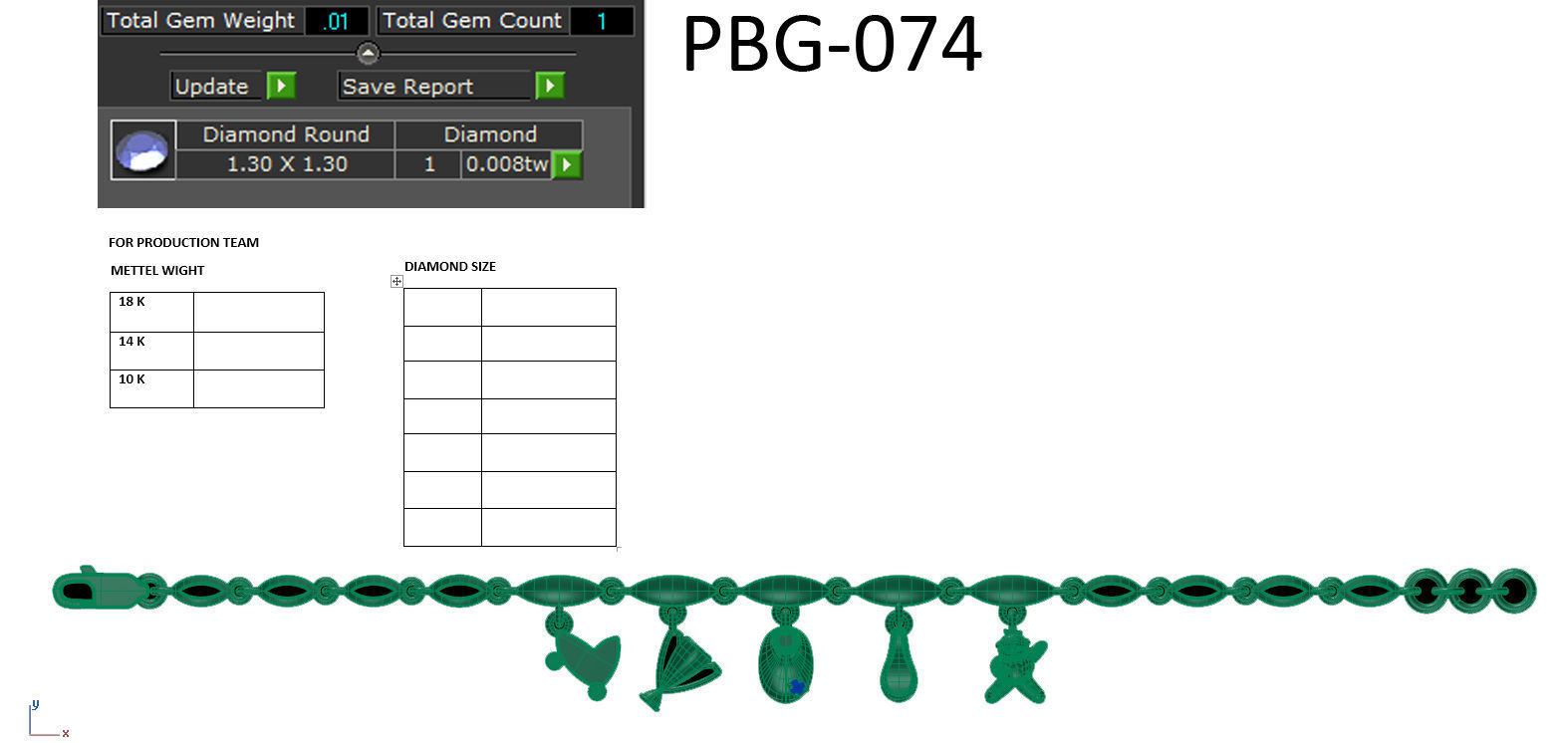 Kids bracelets 3dm stl render detail 3D print model 3D print model_5