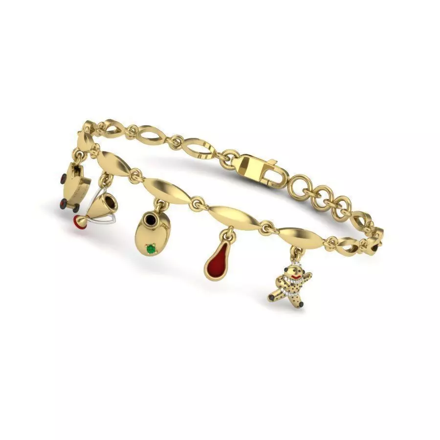 Kids bracelets 3dm stl render detail 3D print model 3D print model_0