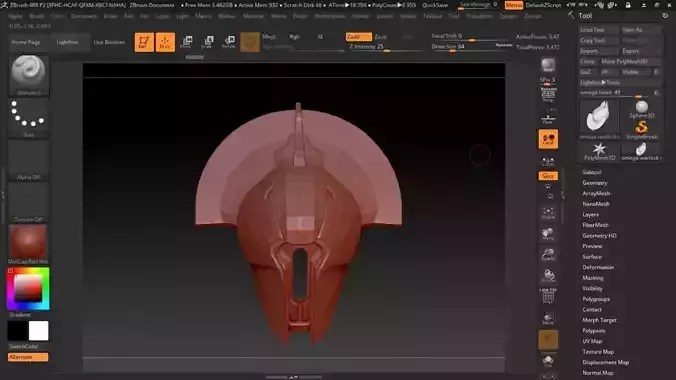 Destiny Omega Mechanos Warlock Crown 3D print model