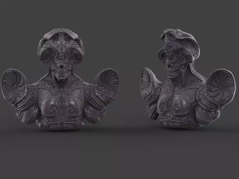 Gate keeper bust sculpt 3D print model