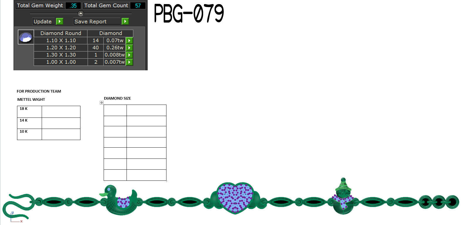 Kids bracelets 3dm stl render detail 3D print model 3D print model_5