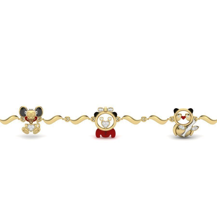 Kids bracelets 3dm stl render detail 3D print model 3D print model_3