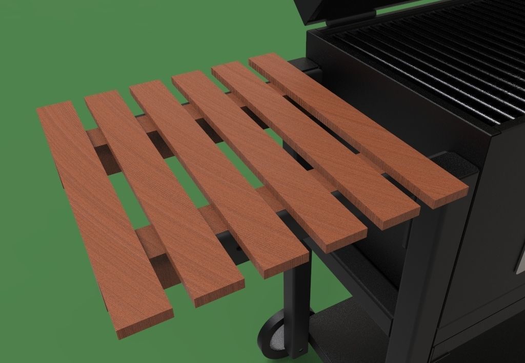 BBQ grill 3D model_3